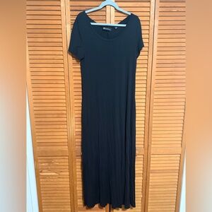 New York & Company Classic Black Maxi Dress size medium
